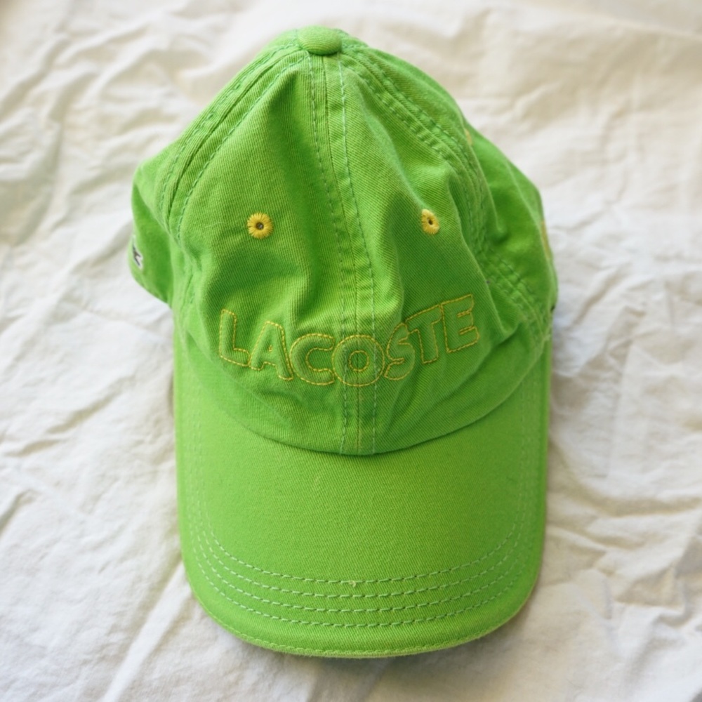 Lacoste Bright Green Baseball Hat